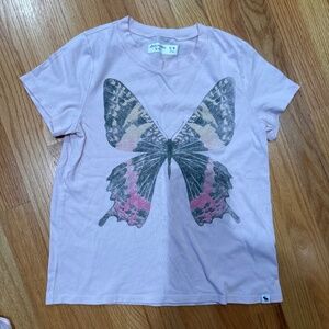 Abercrombie kids butterfly t shirt